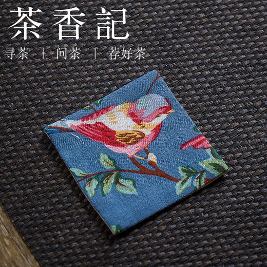 茶香记  加厚棉麻杯垫  做工精美 隔热耐用  茶道零配  杯垫 商品图0
