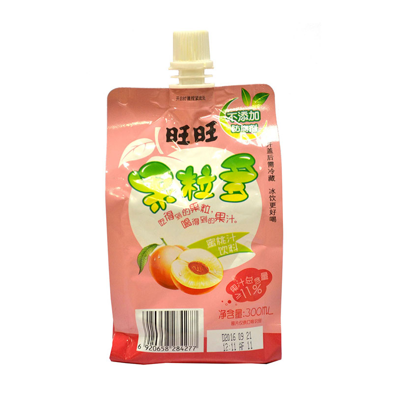 旺旺 果粒多 果汁饮料休闲饮品 蜜桃味 300ml