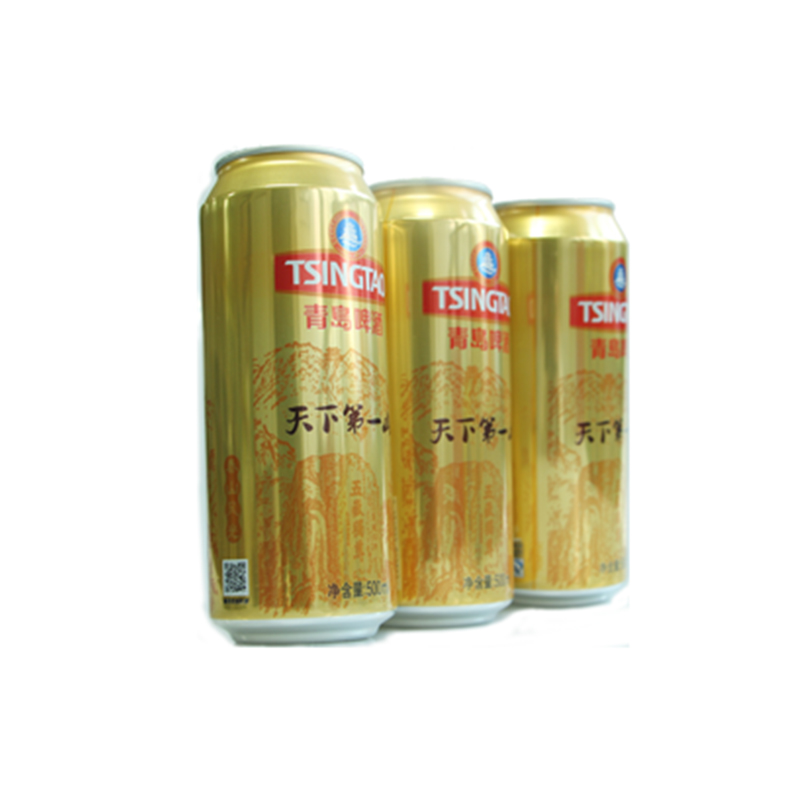 青岛啤酒 泰山风光啤酒礼盒 500ml*10【只限青岛市区配送,部分偏远