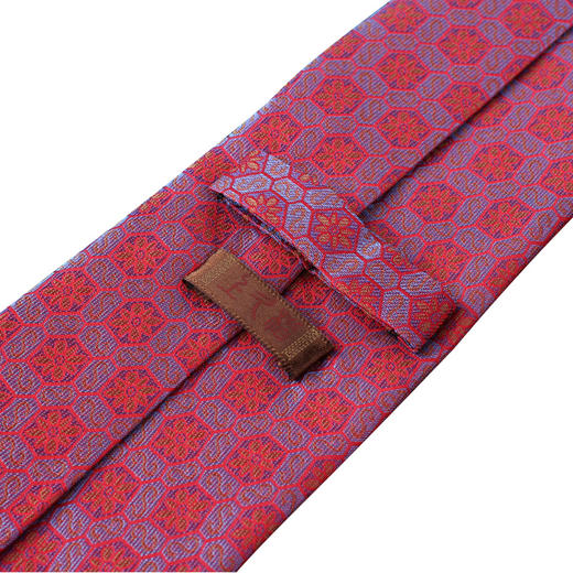 SAINTJOY/上久楷 宋锦领带 S纹·紫红 LD15602-1 商品图2