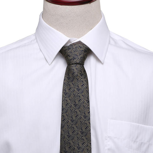 SAINTJOY/上久楷 宋锦领带 小龙纹·金色 LD15602-7 商品图1