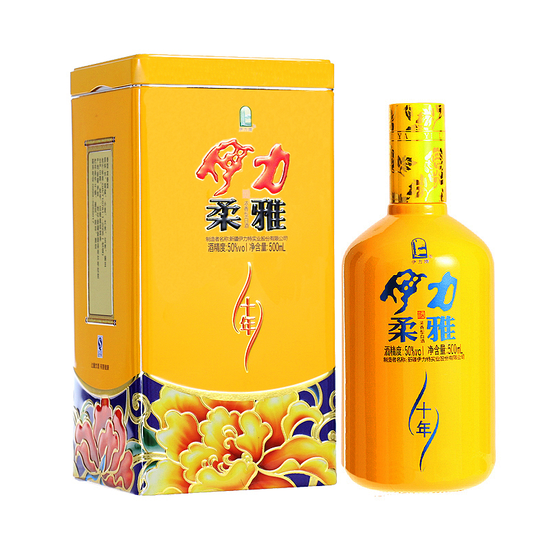 伊力柔雅10年 50度 500ml 同城免邮