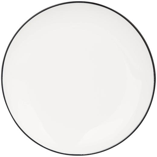 摩登主妇欧式创意黑线陶瓷餐具装菜盘子碟子菜盘西餐盘家用碗汤盘 商品图4