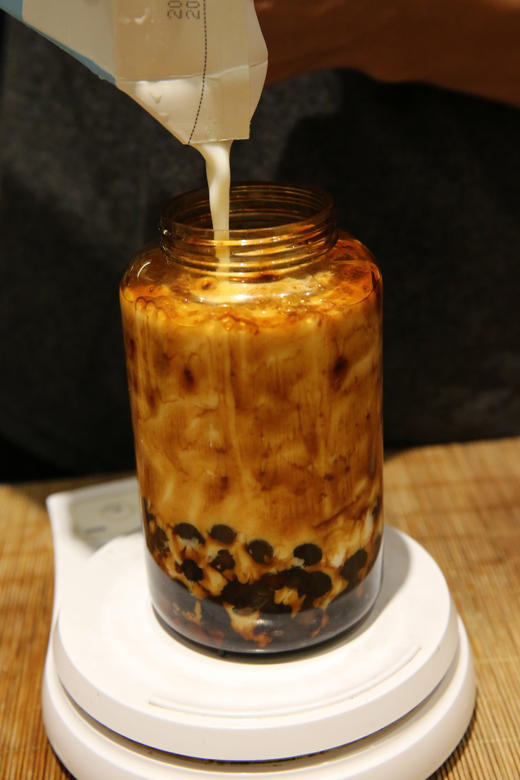 UJI抹茶本铺 黑糖珍珠牛乳 商品图1