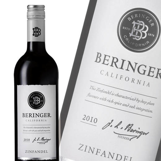 【积分兑换专用】美国原瓶进口 贝灵哲红仙芬黛 Beringer Red Zinfandel 750ml 商品图0