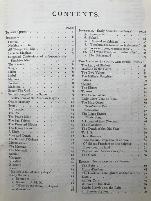 1928年 丁尼生诗集 精装大32开 商品图5