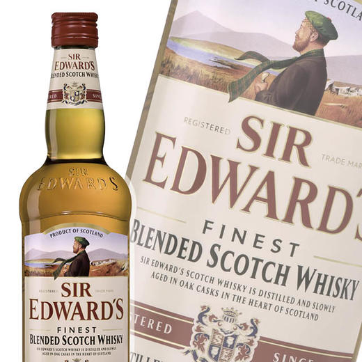 【积分兑换专用】爱德华爵士威士忌 500ml Sir Edward Whiskey 500ml 商品图0