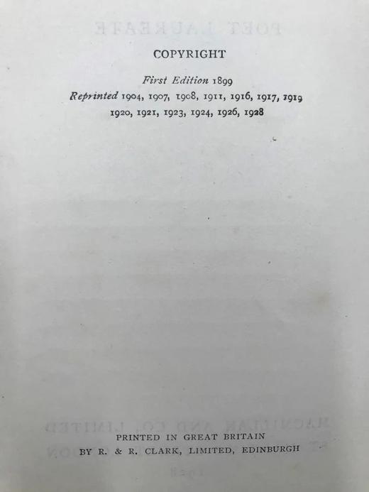 1928年 丁尼生诗集 精装大32开 商品图4