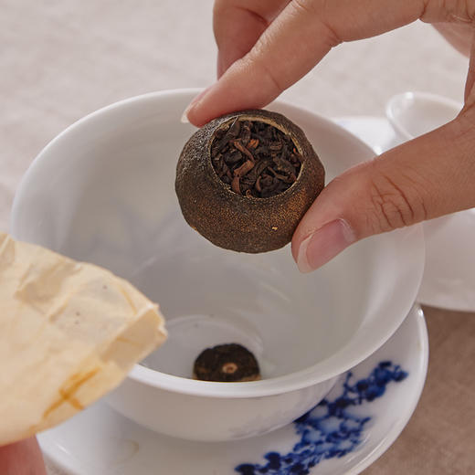 春之秘语丨新会梅江生晒小青柑 250g 布朗山宫廷熟普 新旧包装随机发货 商品图1