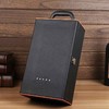 皮盒镶钻带酒具黑橘色（双支） 商品缩略图1