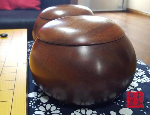 包邮 大号实木围棋罐 奥坎木围棋罐  棋罐 商品图3