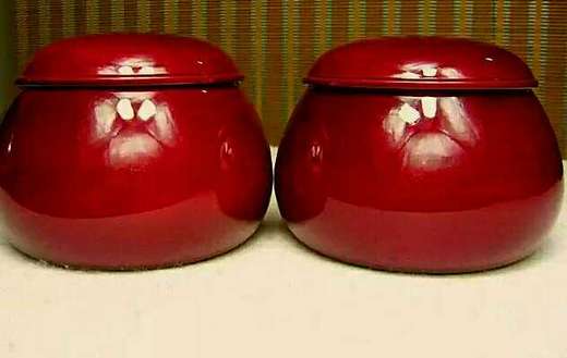 包邮 云南围棋厂 大红枣木围棋木罐，适合单面凸 围棋空罐 商品图1