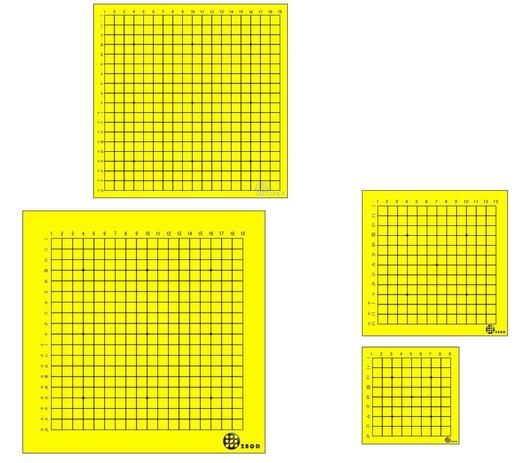 磁性强大 教学用软磁围棋盘贴 带磁性方便携带可卷围棋贴盘 商品图1