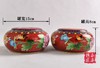 围棋工艺品 大红景泰蓝围棋罐  （盒）一对 商品缩略图1