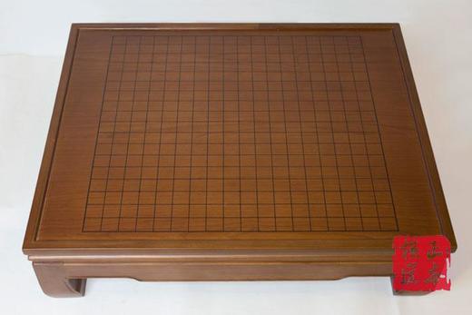 包邮 中式棋盘 带脚围棋棋墩 榆木围棋 商品图1