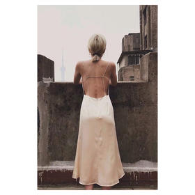 Viktoria Chan | Caroline MIDI Slip Dress [真丝连衣裙]