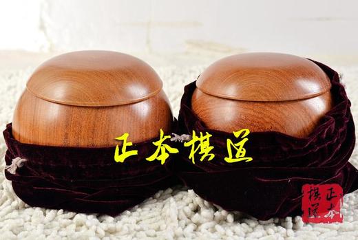 新款超大围棋罐  缅甸花梨木围棋罐 独木制作  乌龙棋具 商品图2