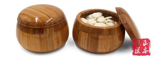 高档楠竹围棋罐 实木大号 棋罐 竹罐 围棋罐 商品图3
