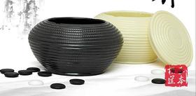 教学围棋子 密胺围棋子 仿草娄黑黄盒子  耐摔 包邮