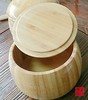 围棋罐  竹罐  大号楠竹本色平盖围棋罐一对 商品缩略图2