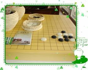 包邮 4厘米 新榧实木 围棋盘加中A型老云子围棋子  围棋盘 棋盘