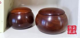 包邮 大号实木围棋罐 奥坎木围棋罐  棋罐