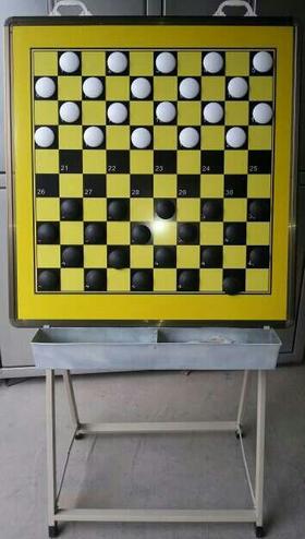包邮 教学磁性 一米铁质大棋盘  国际跳棋盘   国际跳棋子