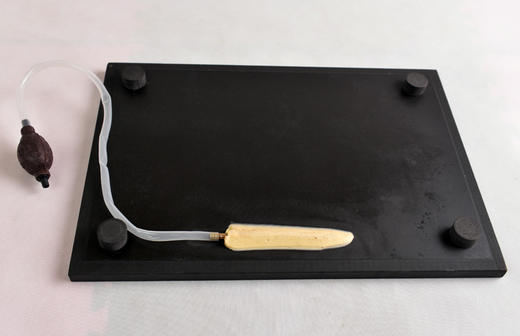 围棋周边产品 乌金石茶盘 刻：吴清源大师的 以棋会友 商品图2