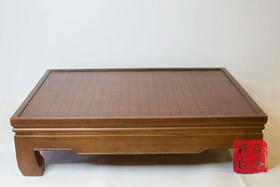 包邮 中式棋盘 带脚围棋棋墩 榆木围棋