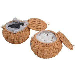 艺编棋篓 草编盒围棋 围棋罐 围棋盒子 棋罐 商品图3