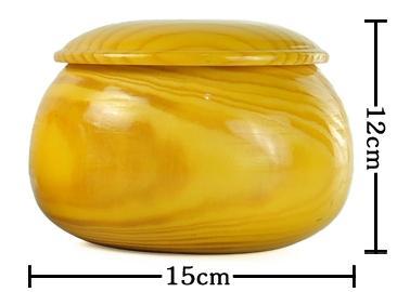 围棋套装 3cm新榧木拼木刻线围棋盘+整木云杉罐+A型单面老云子 商品图2