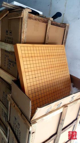 清仓处理 4CM新榧贴面 双面激光刻线棋盘/围棋棋盘/13路围棋盘