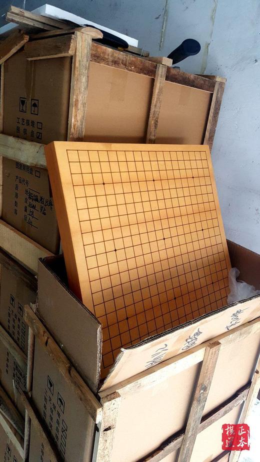 清仓处理 4CM新榧贴面 双面激光刻线棋盘/围棋棋盘/13路围棋盘 商品图0