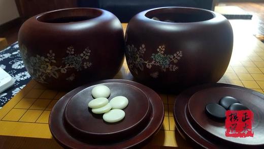 包邮 国手级云子 大号单面老云子 A型大号老云子 配花梨木罐 棋子 商品图2