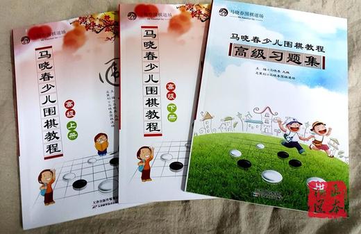 马晓春少儿围棋教程 马晓春围棋道场高级上下+高级习题集 商品图0