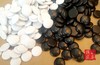 包邮 密胺围棋子+仿竹编带扣塑料黄罐  一付361个围棋子 入门围棋 商品缩略图2