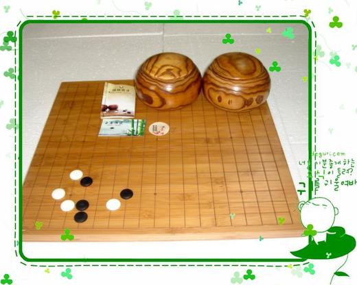 包邮 围棋套装 全楠竹刻线围棋盘 +枣木围棋罐 +大号老云子 棋子 商品图1