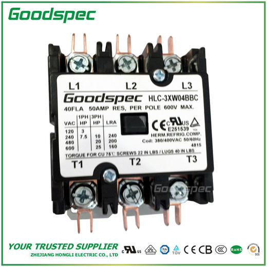 HLC-3XW04BBC空调接触器380V三相接触器380v新品 商品图1