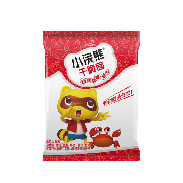 统一小浣熊干脆面香辣蟹45g