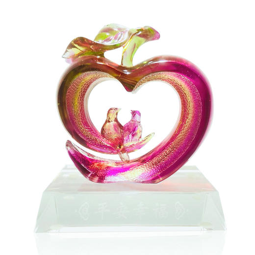 琉璃摆件 平安幸福 大小 商务馈赠 商品图0