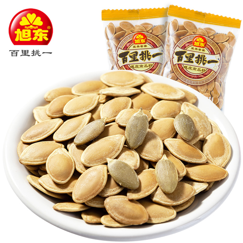 旭东纸皮南瓜子500g独立小包装