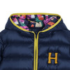 honeypig童装2018冬新款连帽轻薄短款女童羽绒服HPB6883堇 商品缩略图3