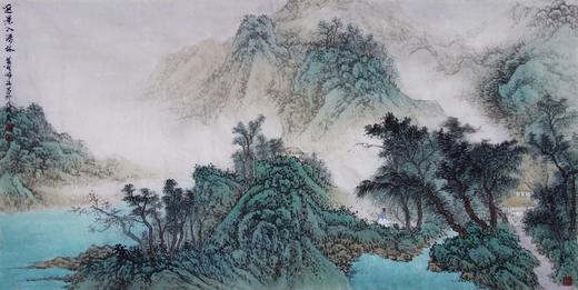 黄戈 -真迹-山水画《返景入深林》 书房 客厅 办公室 商品图1