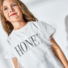 honeypig童装2018夏装新款网纱可爱淑女短袖女童T恤HPB7394堇 商品缩略图3