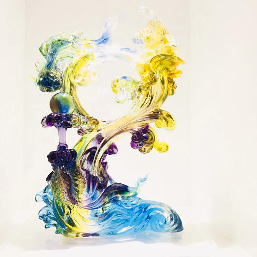 琉璃摆件 鸿运满堂 商务馈赠 商品图3