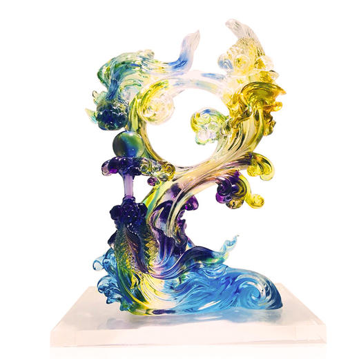 琉璃摆件 鸿运满堂 商务馈赠 商品图0