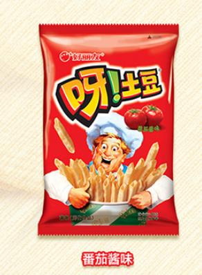 【百汇到家】好丽友呀土豆番茄味40g 商品图0