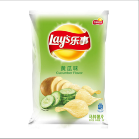 【百汇到家】乐事自然清爽黄瓜味薯片40g