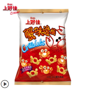 【百汇到家】上好佳蟹味逸族40g