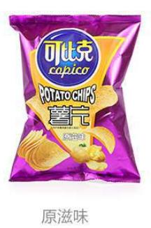 【百汇到家】可比克原味薯片60g 商品图0